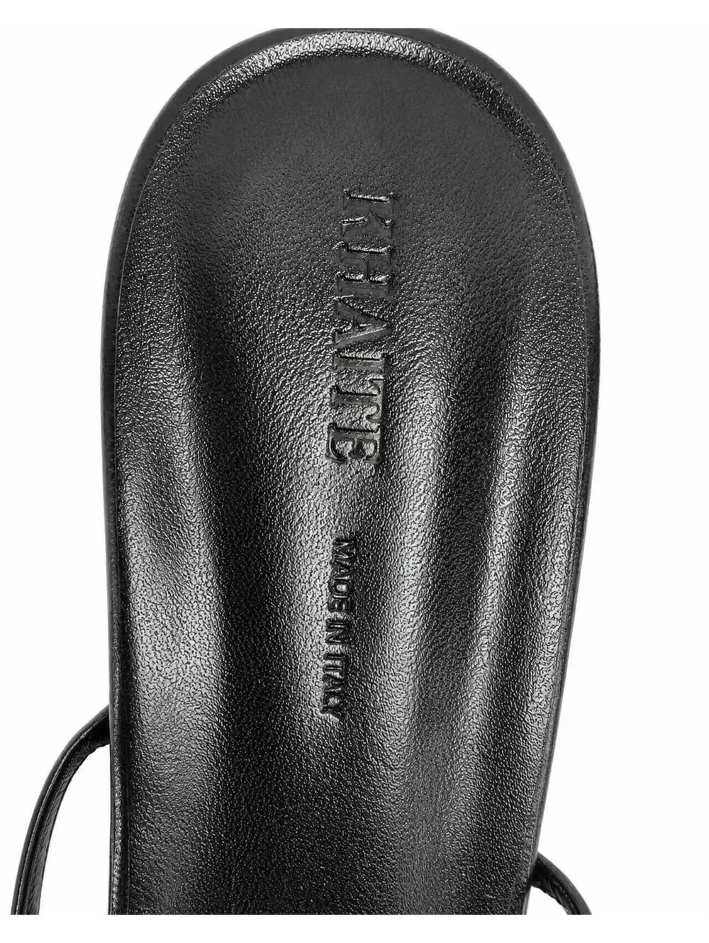 KHAITE Loop Kitten Heel Strappy Sandal Black Leather EU 39.5 US 9.5 | NIB - Picture 7 of 9